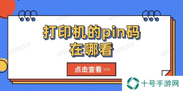 打印机的pin码在哪看