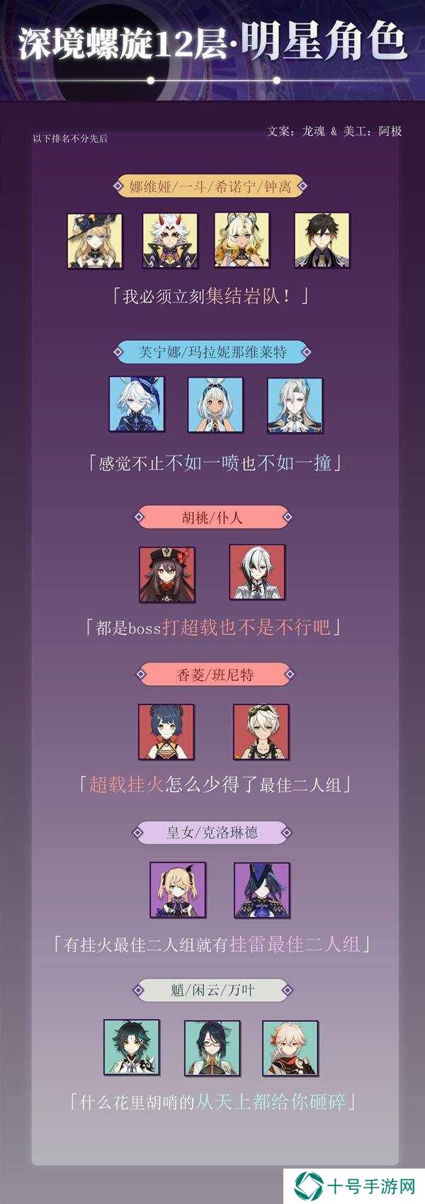 原神5.1深渊12层阵容推荐及满星攻略图片5