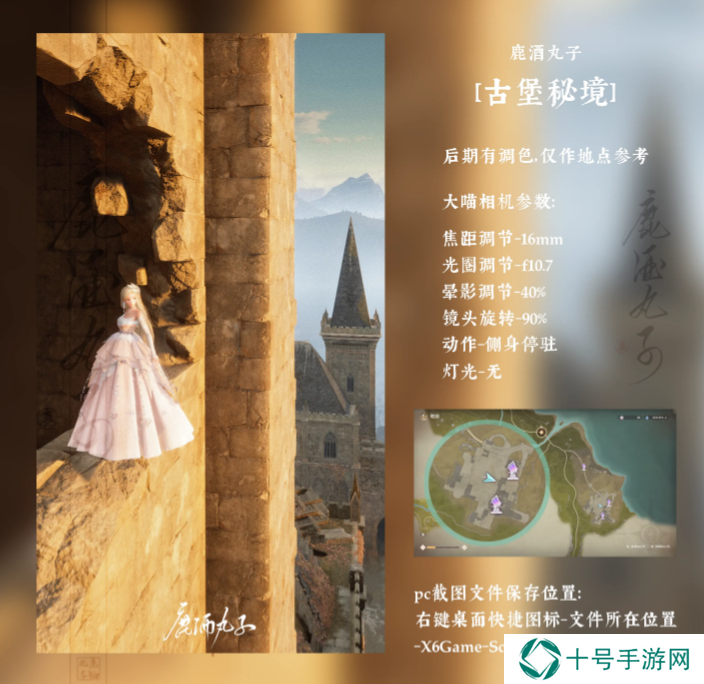 无限暖暖花海后的古堡拍照攻略   花海后的古堡拍照位置及参数推荐图片5