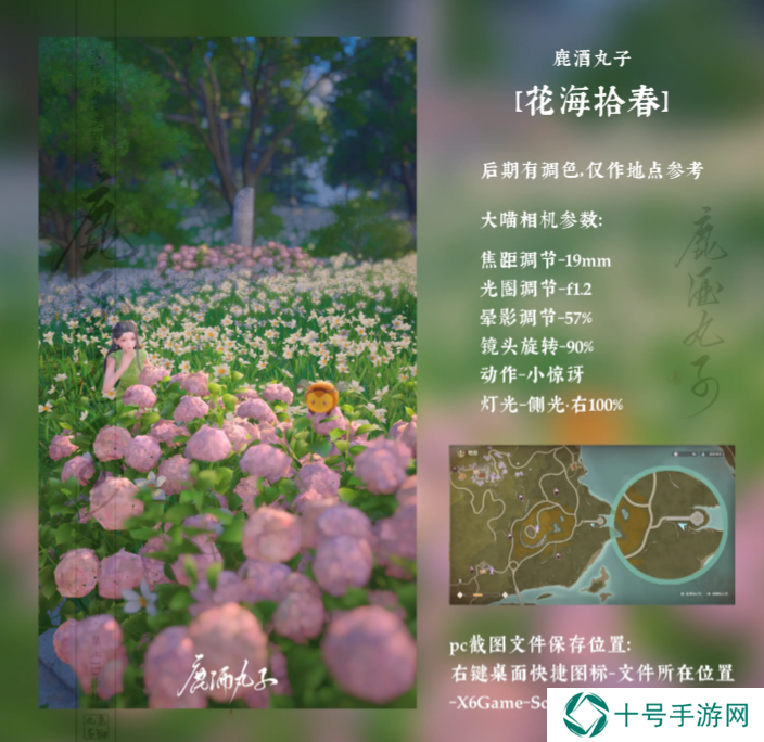 无限暖暖花海后的古堡拍照攻略   花海后的古堡拍照位置及参数推荐图片7