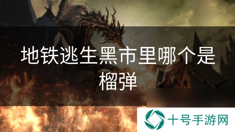 地铁逃生黑市里哪个是榴弹