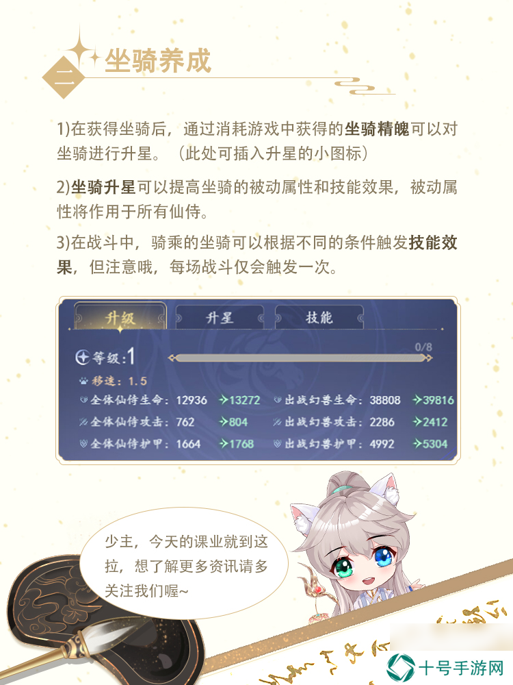 卿云之上坐骑系统介绍