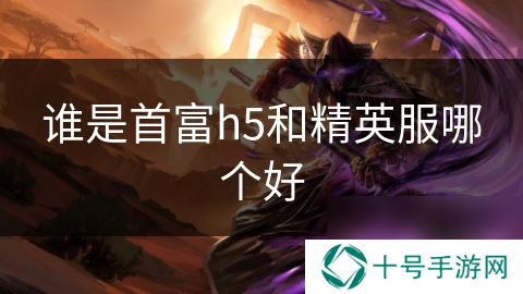 谁是首富h5和精英服哪个好
