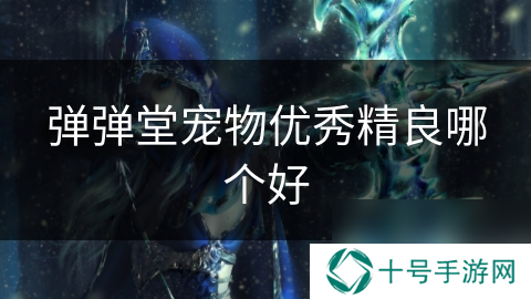 弹弹堂宠物优秀精良哪个好