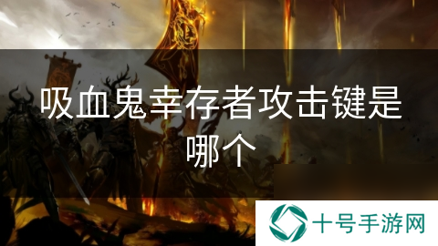 吸血鬼幸存者攻击键是哪个