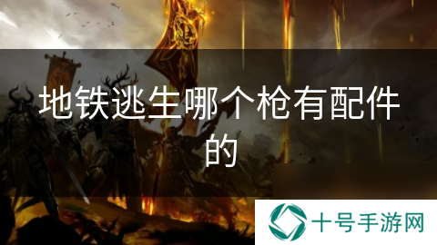 地铁逃生哪个枪有配件的
