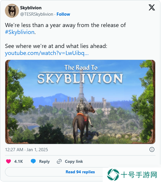 上古卷轴5巨型模组「Skyblivion」完成 在滚5还原滚4